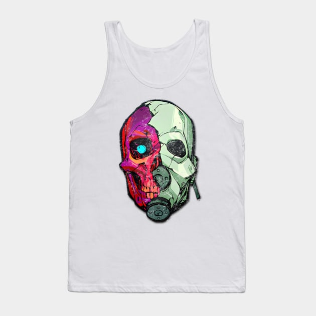 Combine Helmet Tank Top by WE BOUGHT ZOO